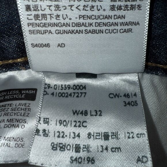 Levi's 559 Jeans Relaxed Straight Fit Big & Tall Man Mens Sz 48 x 30 Blue Denim - Picture 10 of 10